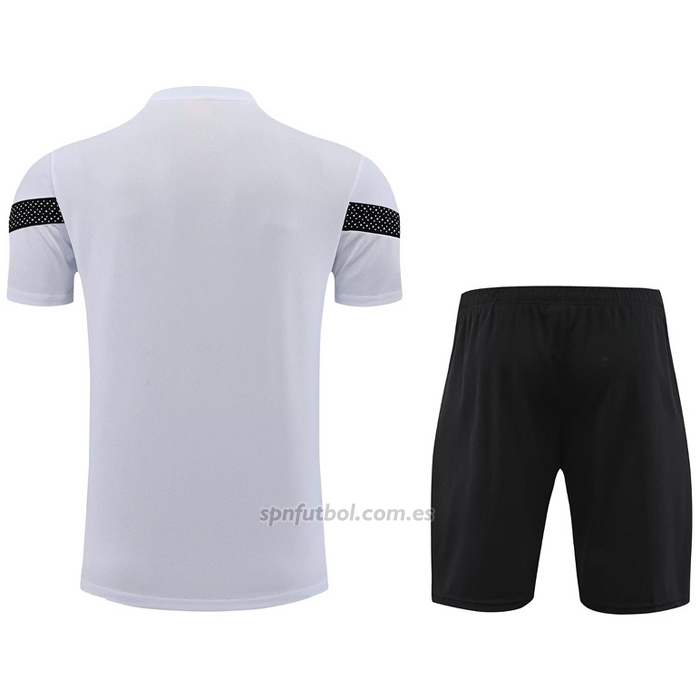 Chandal del Senegal Manga Corta 2023-2024 Blanco - Pantalon Corto